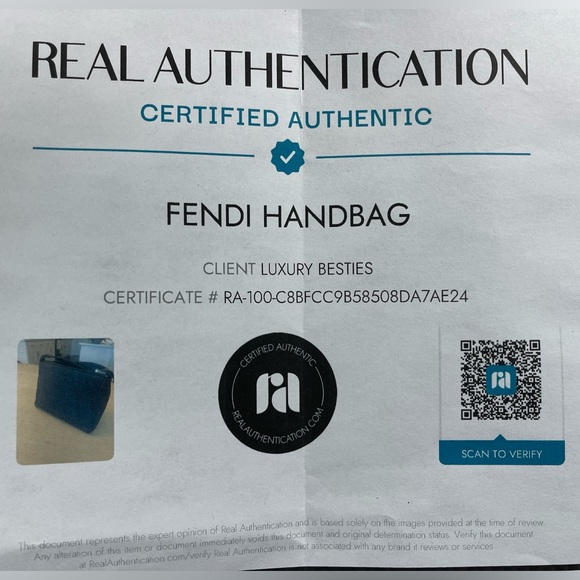 AUTHENTIC Fendi Black Zucca mini bag - Picture 5 of 5